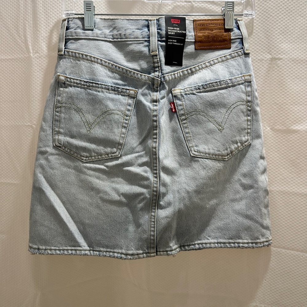 Levi's Sky Blue Mini Denim Skirt - Picture 7 of 8